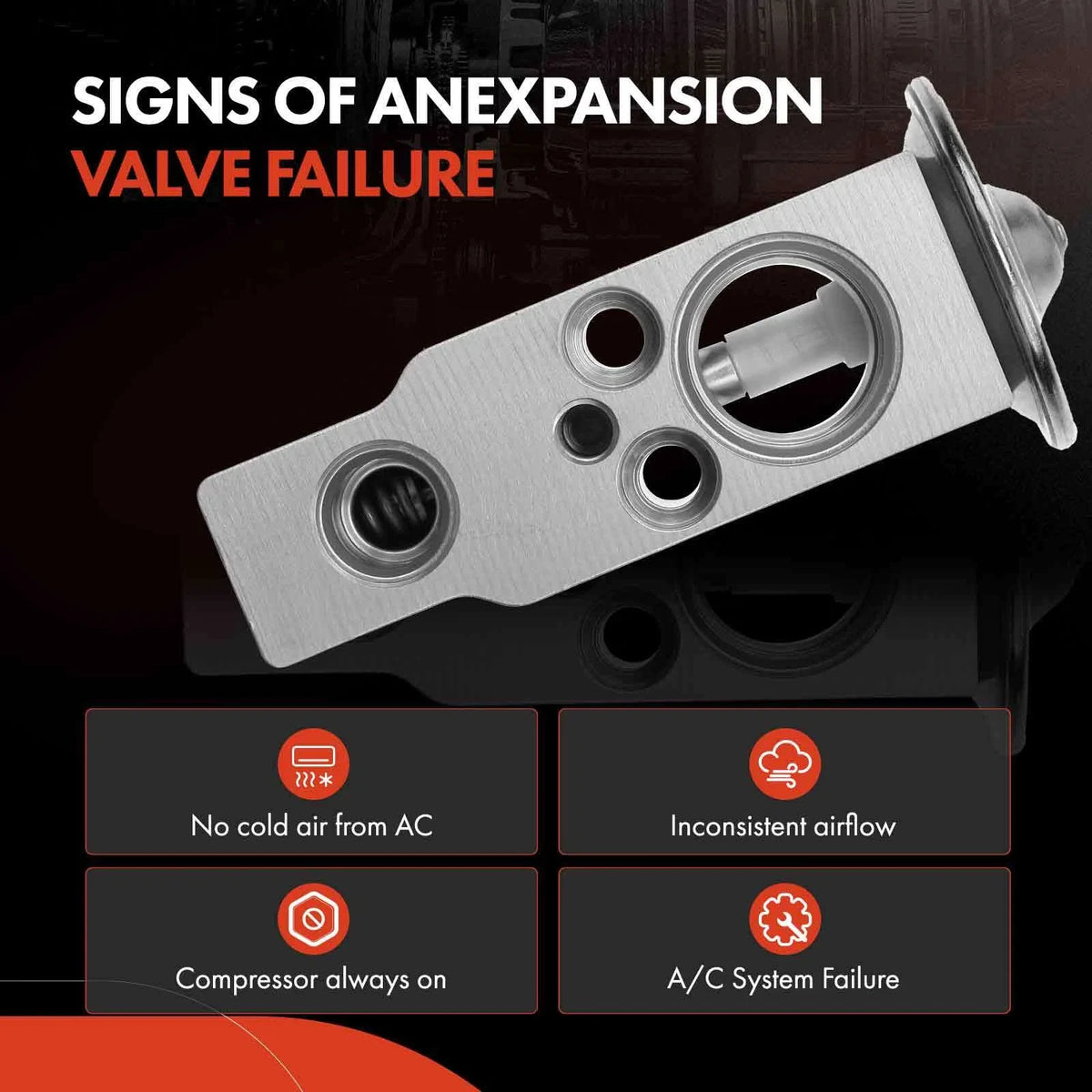 A/C Expansion Valve for Mitsubishi Eclipse, Chrysler Sebring (2000–2005)