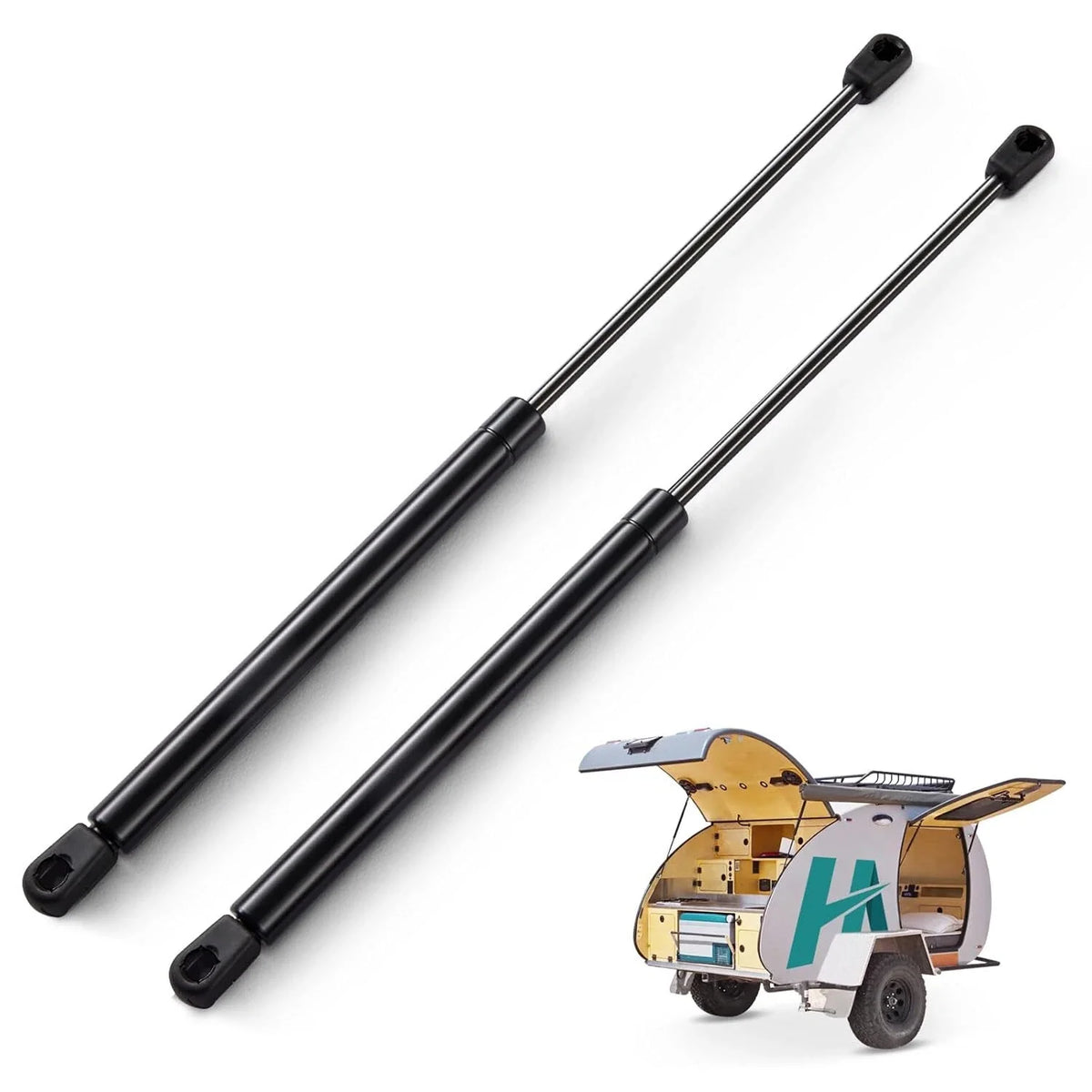 Set of 2 Gas Struts for Leer Truck Bed Tonneau Cover (20 Inch)