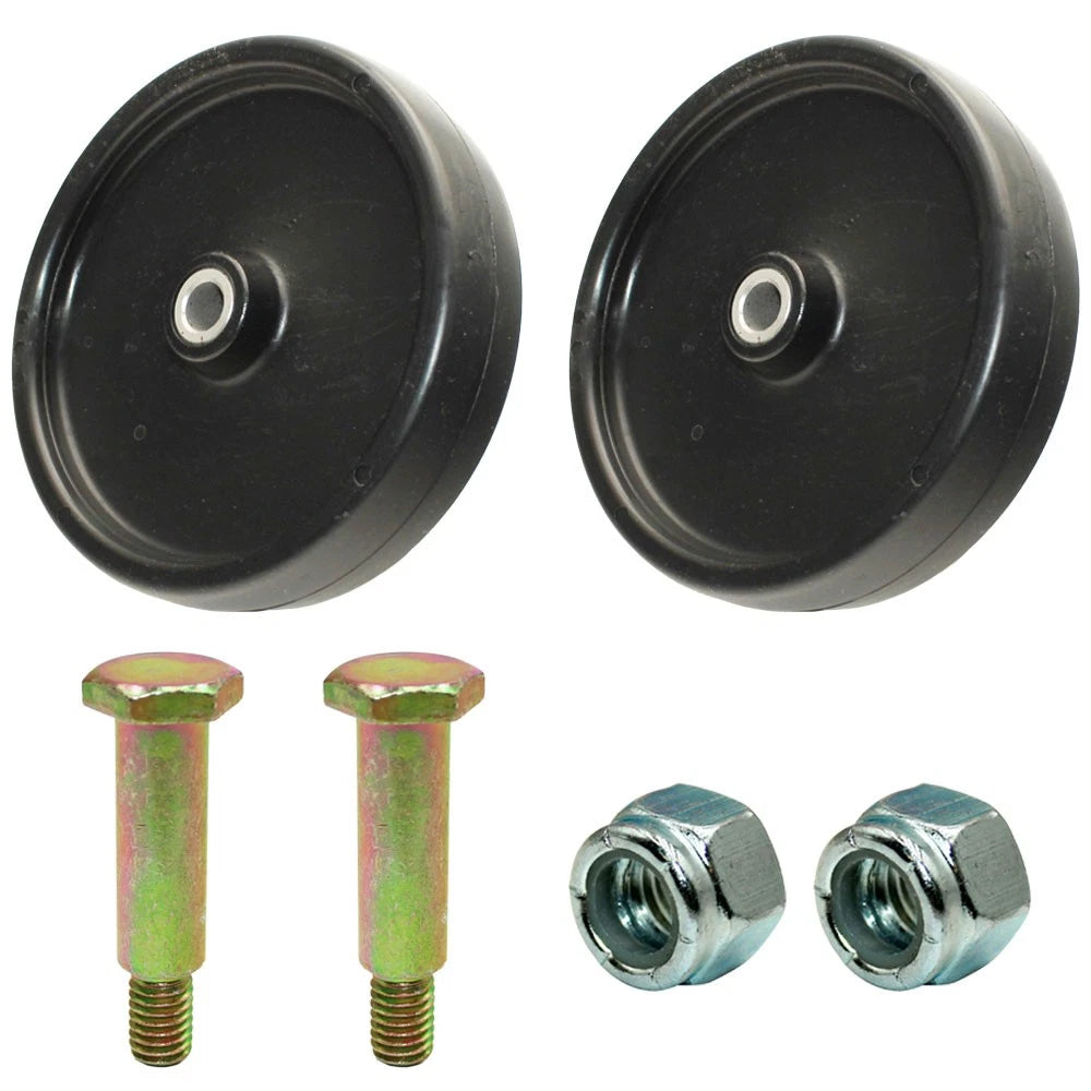 Deck Wheels with Hardware for MTD (Replaces 734-3000)