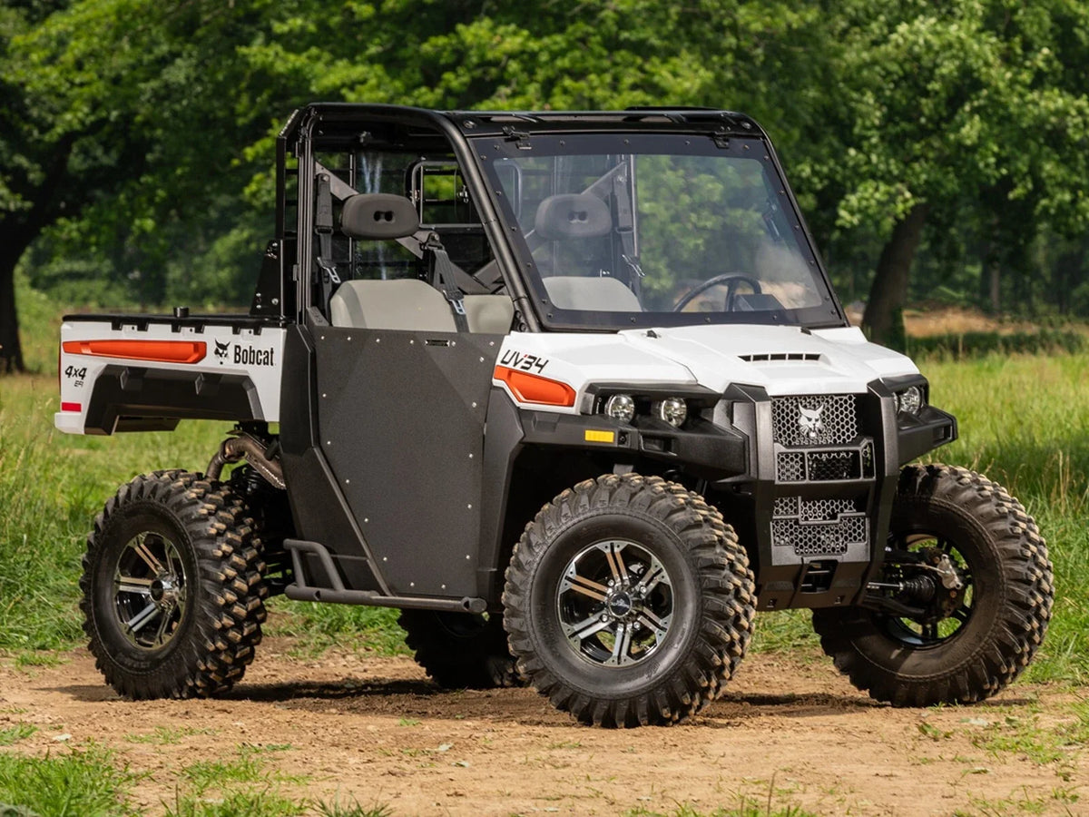 SuperATV Maxdrive Power Flip Windshield for Bobcat UV34/UV34XL (2019–2023)