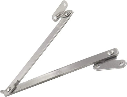 Pack of 6 Folding Support Hinges for Furniture Lid Stay