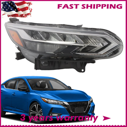 LED Headlight Assembly Right Passenger Side for Nissan Sentra (2020–2022) 201753100, 260106LB5A