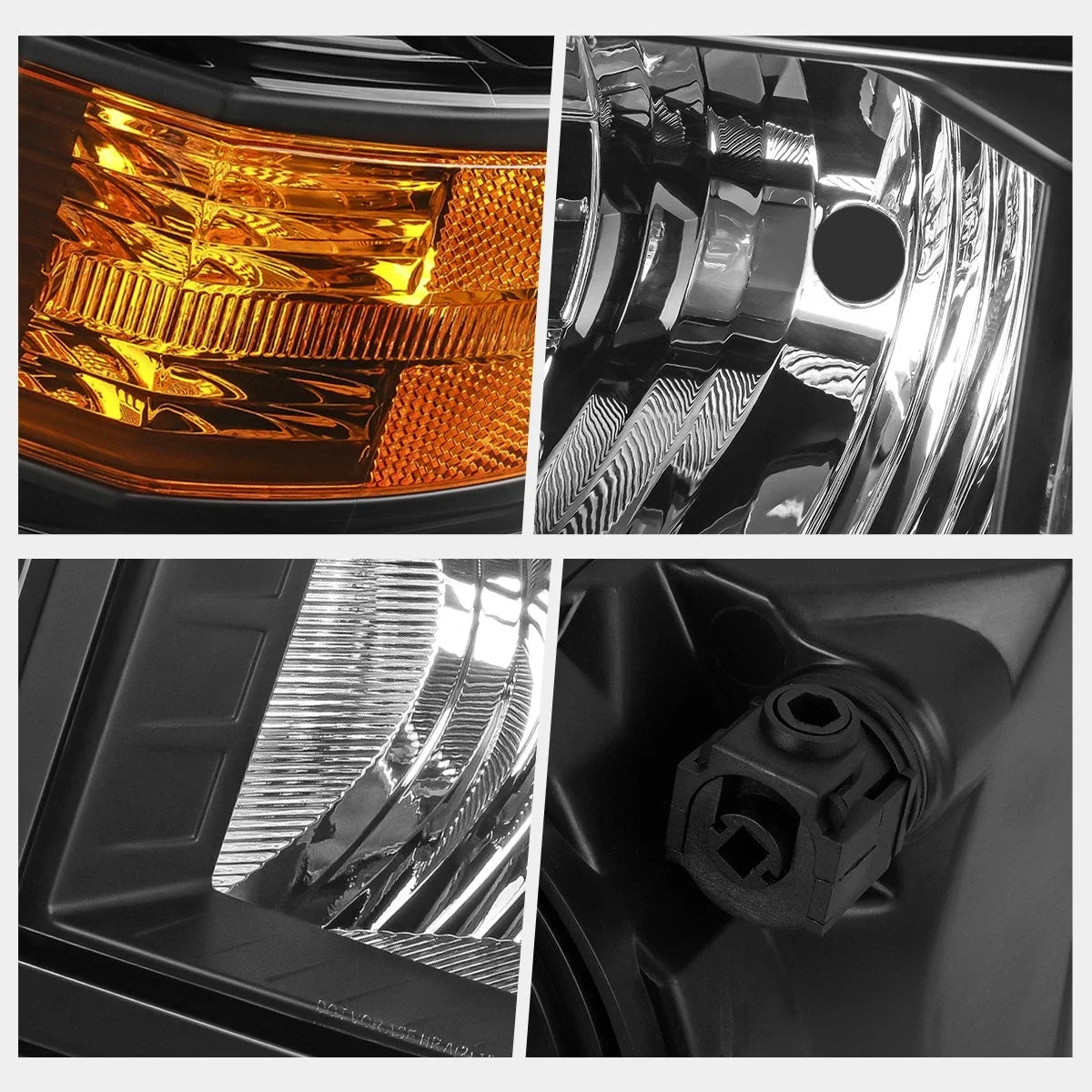 Factory Style Amber Corner Headlights Lamp for Chevy Silverado 1500 (2014–2015)