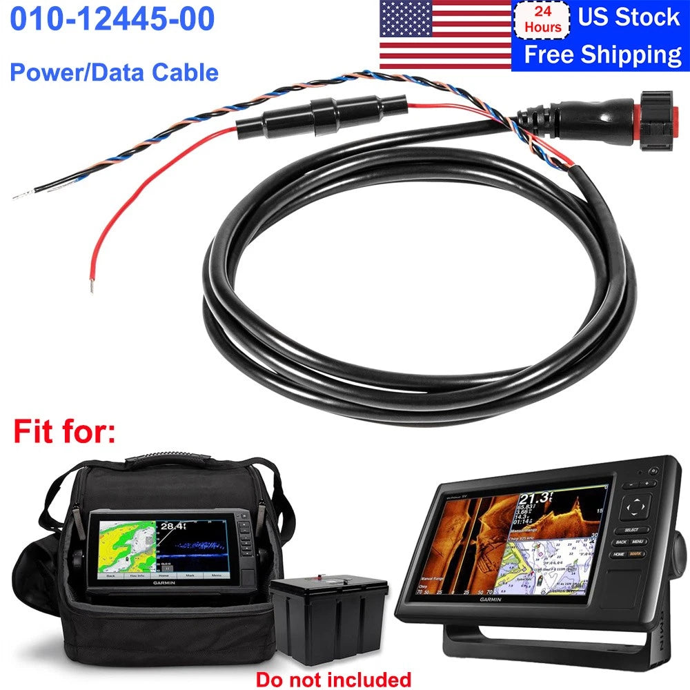 Power/Data Cable for Garmin echoMAP Panoptix Chirp, Plus, UHD GPSMAP