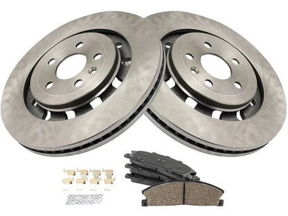 Brake Pad and Rotor Kit for Lincoln MKS (2015–2016) 13699PVGQ