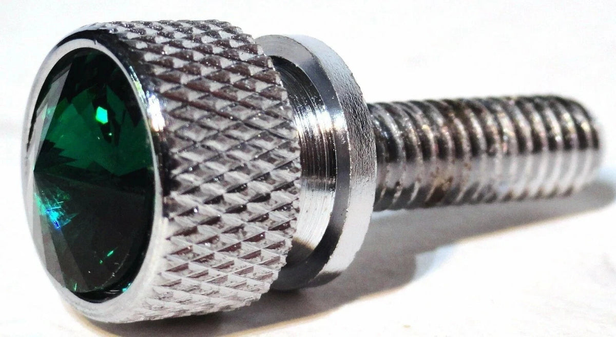 Set of 6 Dash Screws for Kenworth Green Jewels Chrome (UP#23810)