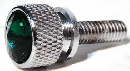 Set of 6 Dash Screws for Kenworth Green Jewels Chrome (UP#23810)