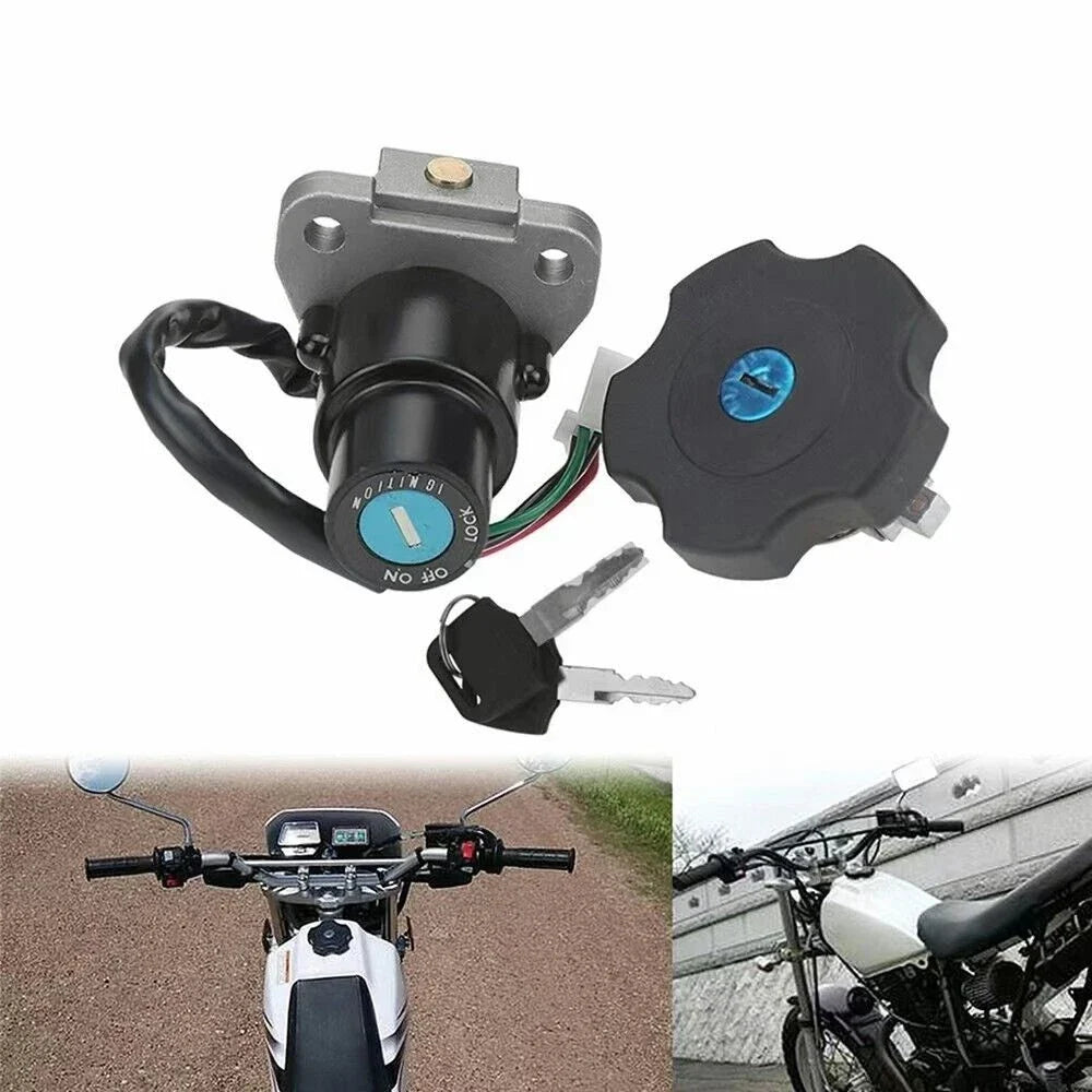 Ignition Switch Fuel Gas Cap Lock Keys for Yamaha XT225 (1991–2007)