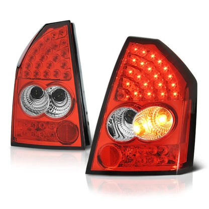 LED Red Tail Lights for Chrysler 300C (2005–2007) NTR6041R