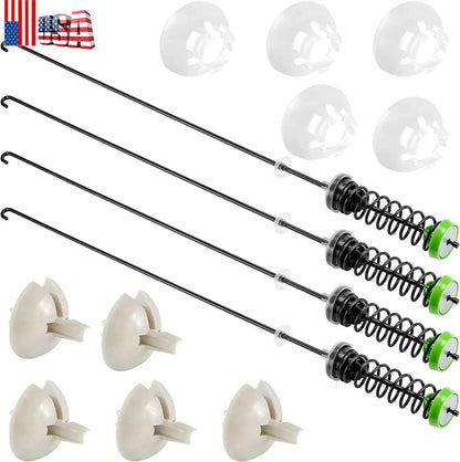 4Pcs Washer Suspension Rod Kit for Whirlpool Washing Machine
