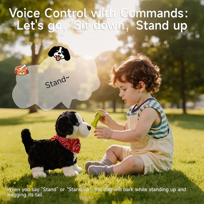 Interactive Plush Dog Toy for Realistic Robot Puppy (2023)