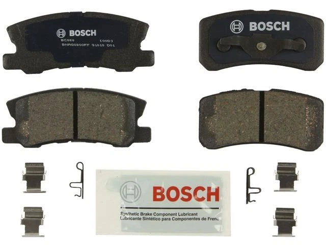 Set of 4 Rear Brake Pads for Mitsubishi Lancer (2008–2016) 29552FHFD