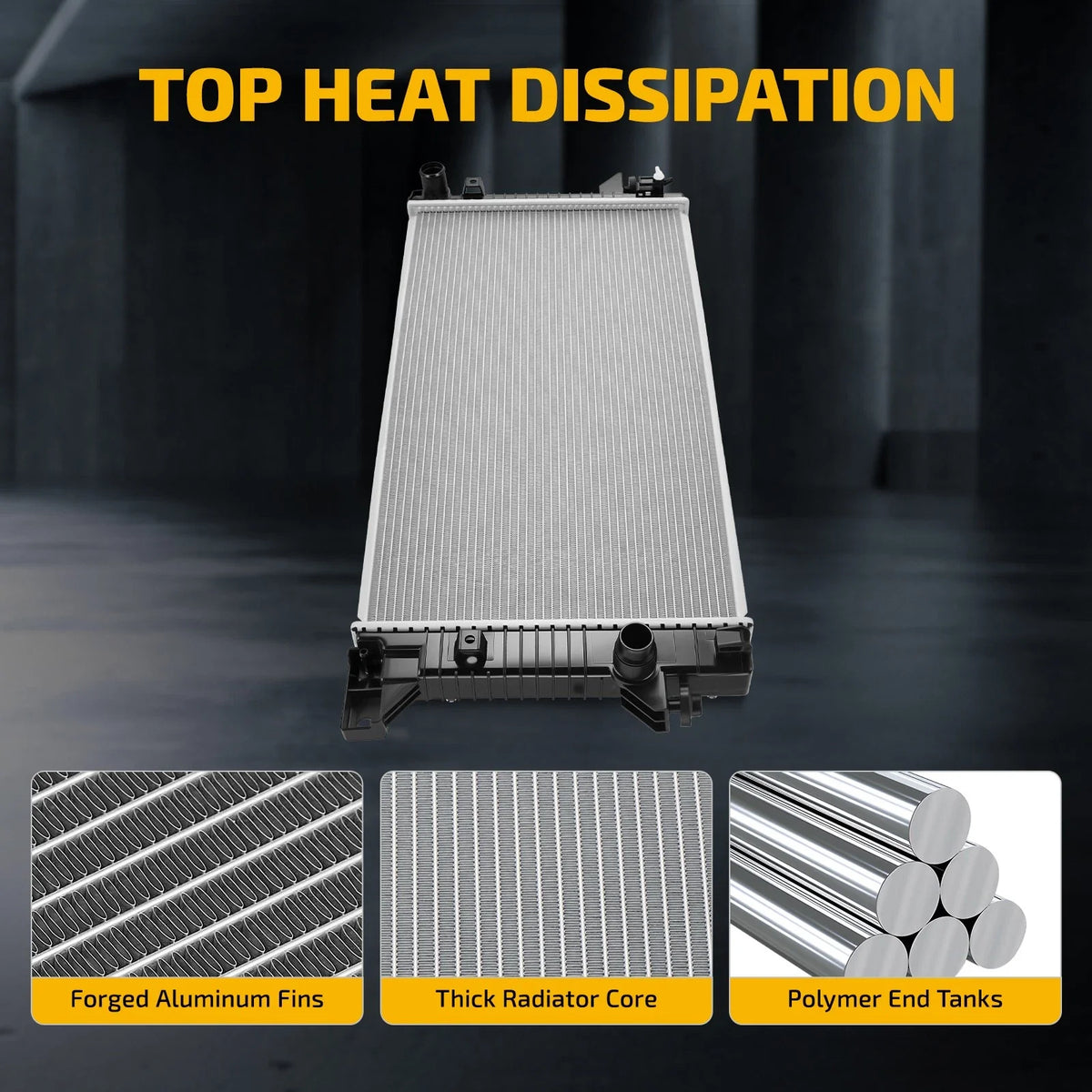 Aluminum Radiator for Ford F150 (2011–2014), Expedition, Navigator (2015–2017)