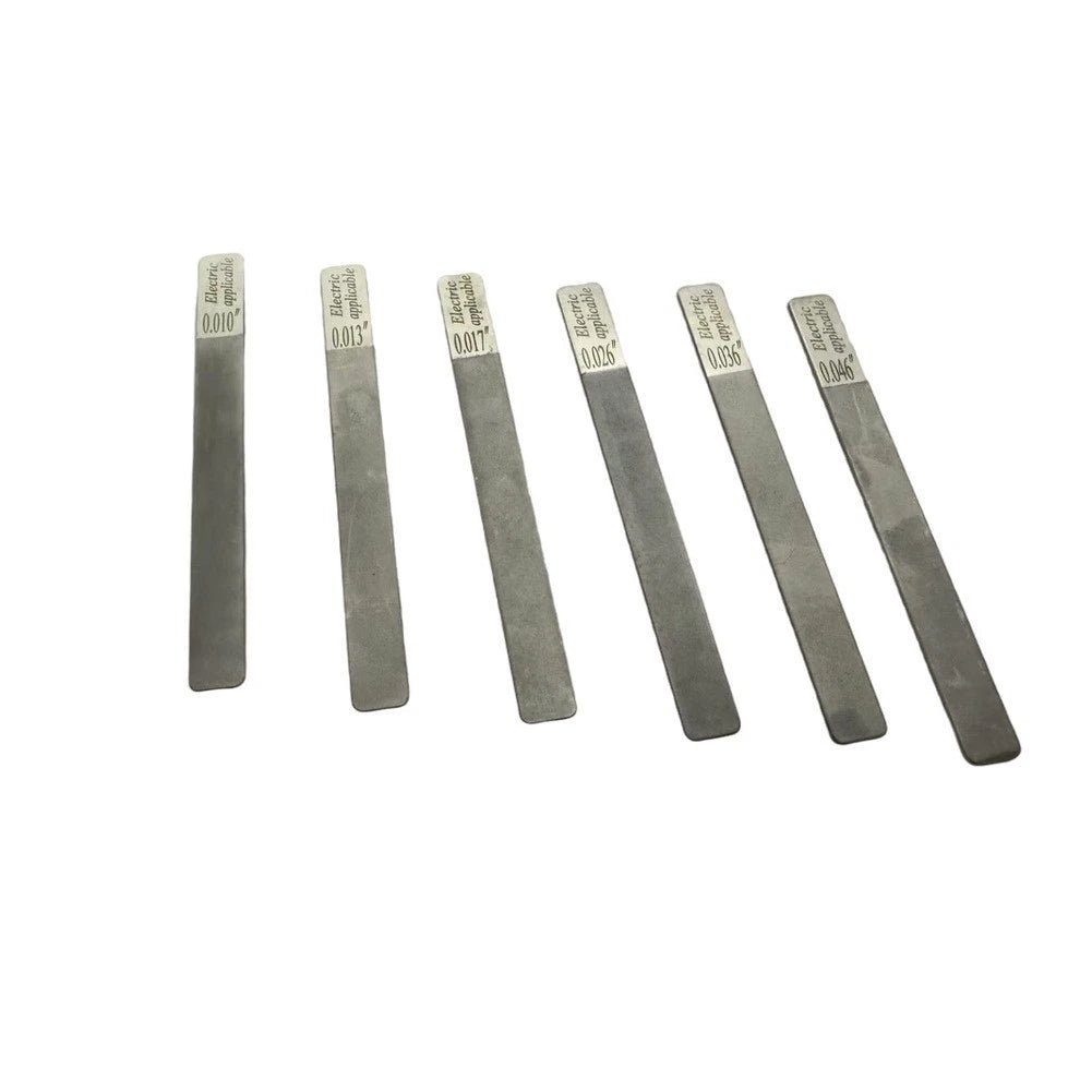 6-Piece Guitar Nut File Kit for Fret Crowning Slot