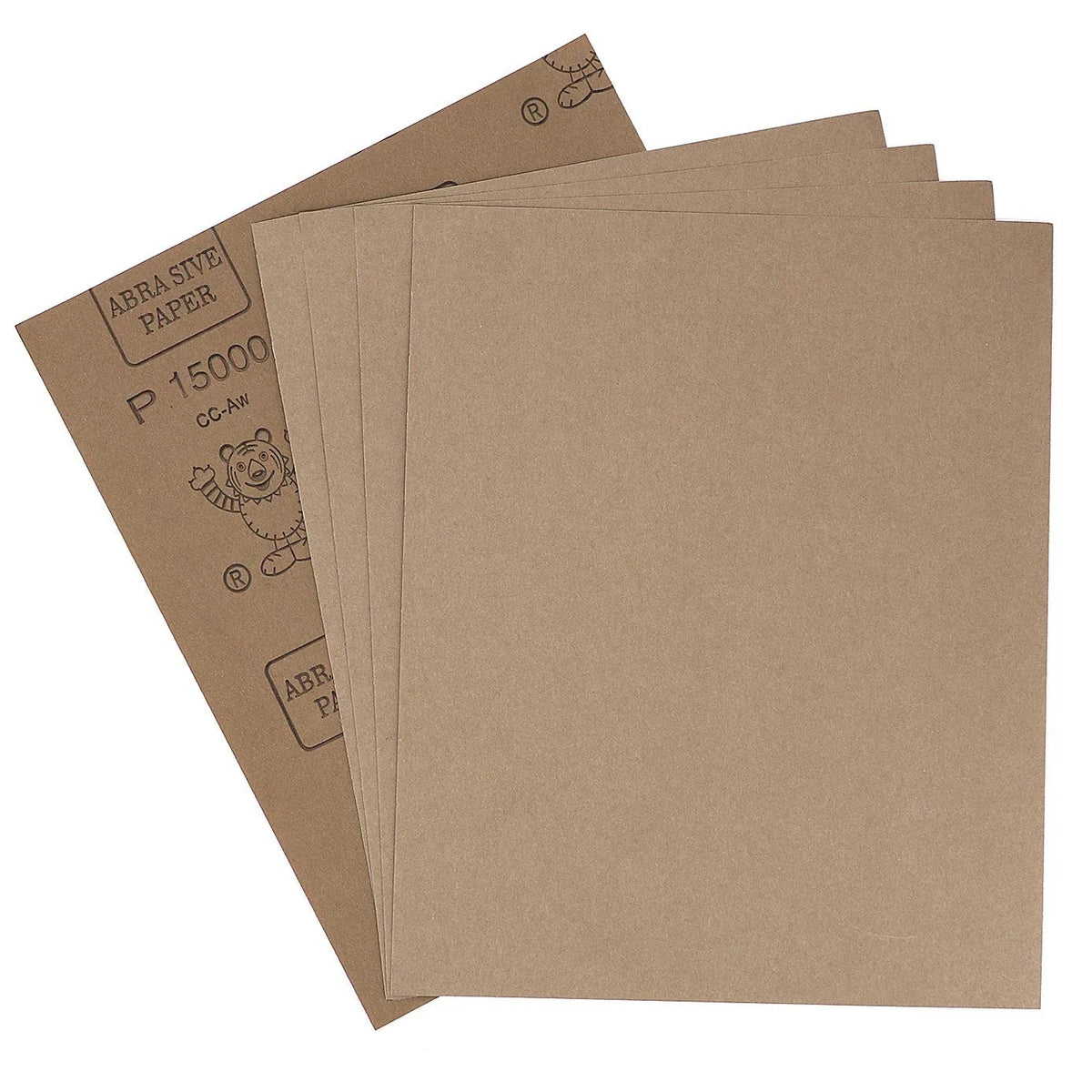 5 Sheets 9x11 Inch Wet or Dry Sandpaper, 15000 Grit Extra Fine