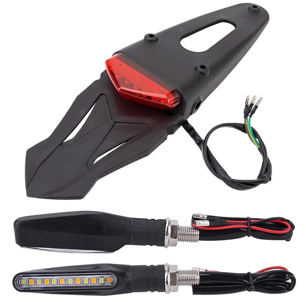 LED Rear Fender Tail Brake Light Turn Signal for Universal Dirt Bike (All Years)