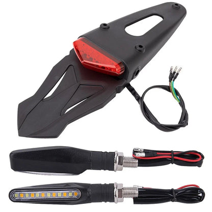 LED Rear Fender Tail Brake Light Turn Signal for Universal Dirt Bike (All Years)