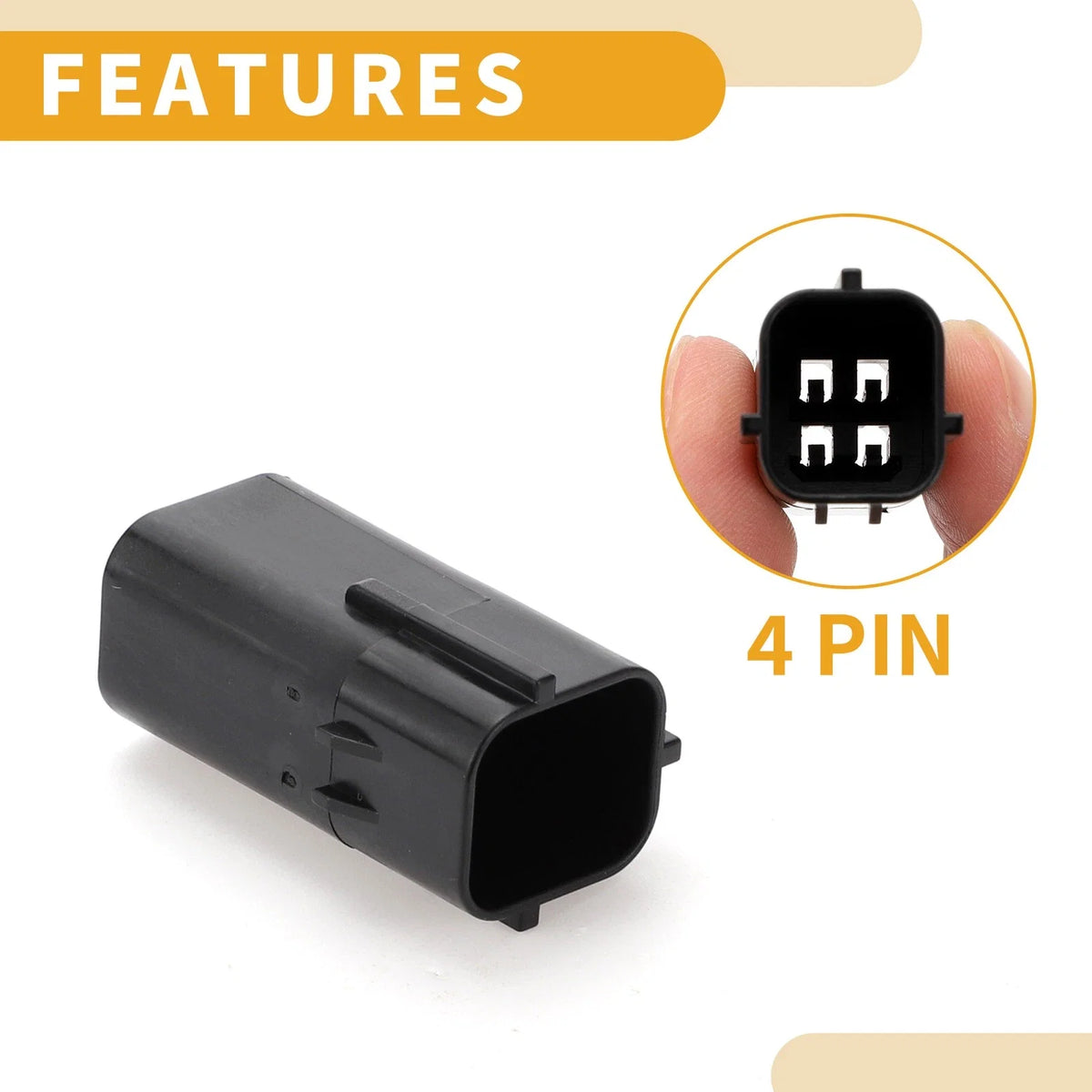 4 Pin O2 Oxygen Sensor Socket Connector for Mazda 