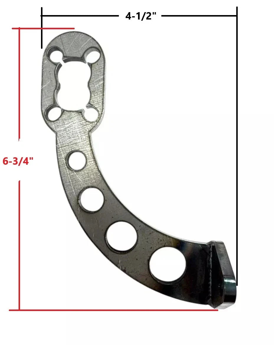 Tail Light Brackets Custom Slotted Curved Steel Pair for 1940-1953 Chevy GMC