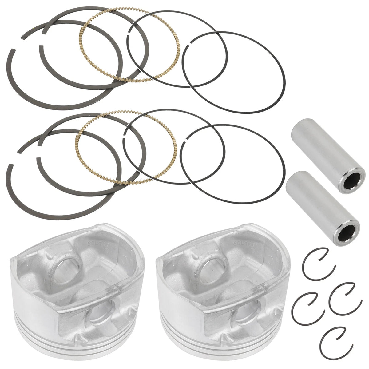 2 Aluminium Cylinder Piston Kit for Polaris RZR 800 EFI (2008–2010) OC0054PR102LL