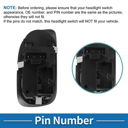 Headlight Switch No.YL3Z11654CAA/DS1380 for Ford F150 (2004–2008)