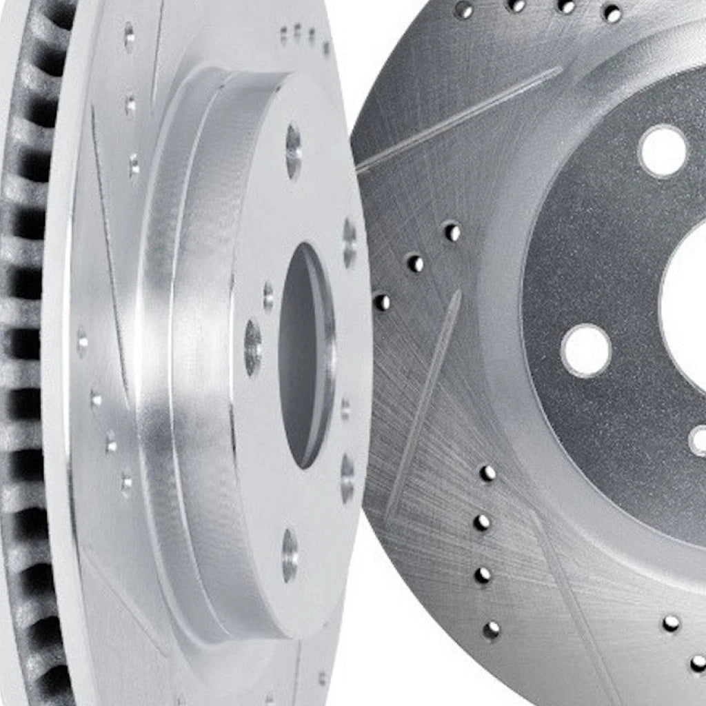 Rotor Set for Nissan Maxima (2009–2023) ALX-PAU-DF-7502-67049-CLA1 Drilled Slotted
