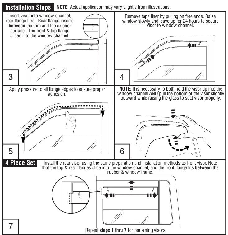 AVS Smoke In-Channel Rain Guards for Kia Sorento (2016–2020) 194758