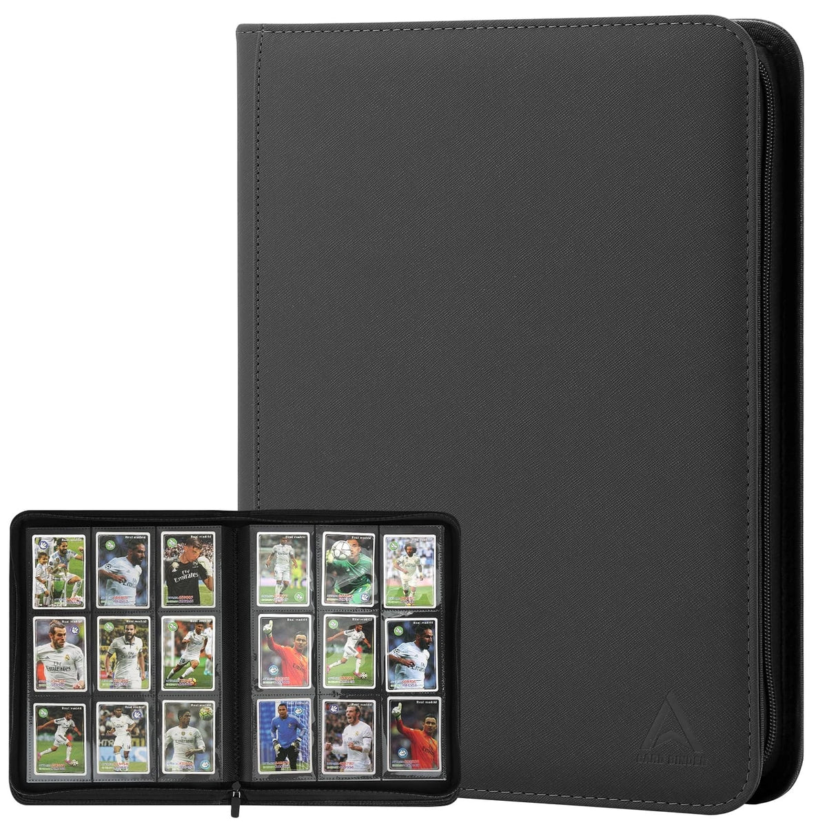 9 Pocket Card Binder for Collectibles - Double Sided, Black