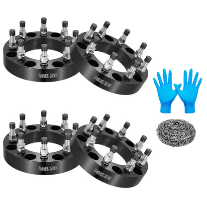 Set of 4 Wheel Adapters 8x180 to 8x6.5 for Chevy Silverado 3500HD (2011–2022)