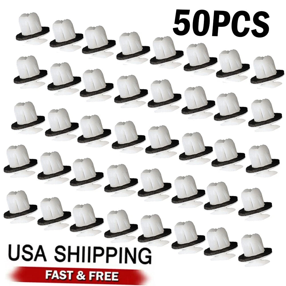 50pcs Molding Clips for Nissan (76882-JG10A)