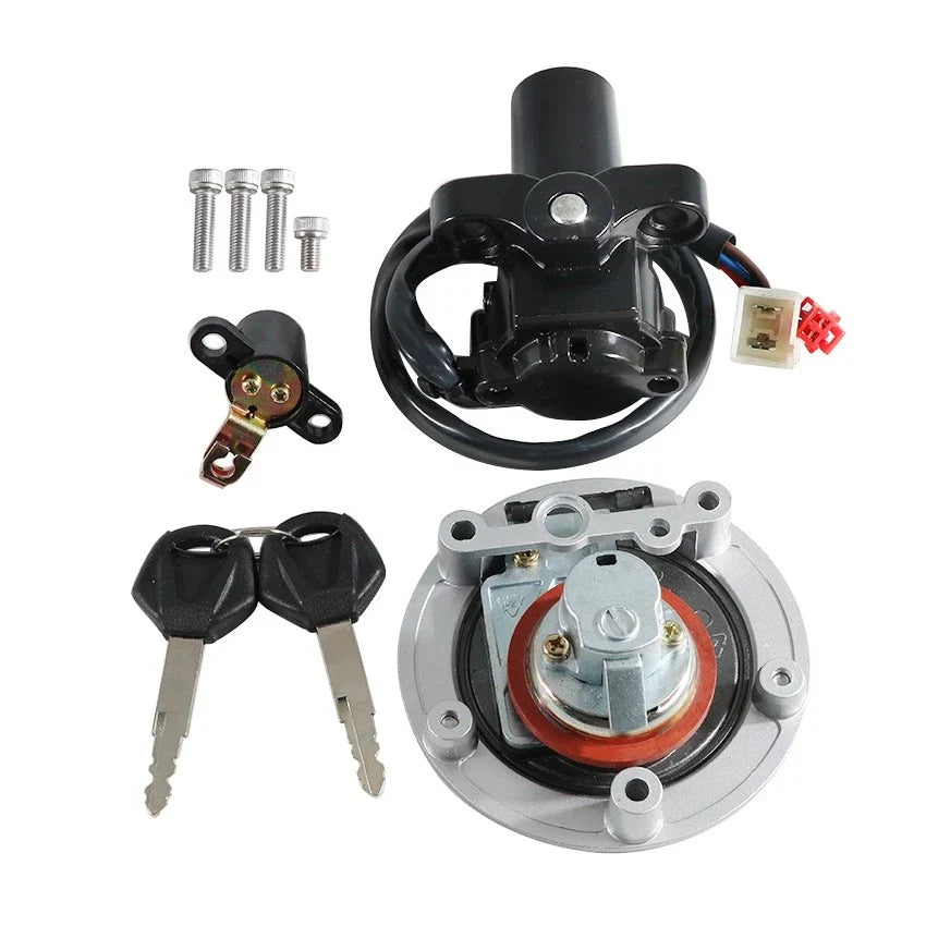 Ignition Key Switch & Fuel Tank Cap Set for Yamaha FJ09 FZ07 FZ09 (2015–2016)