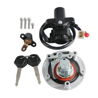 Ignition Key Switch & Fuel Tank Cap Set for Yamaha FJ09 FZ07 FZ09 (2015–2016)