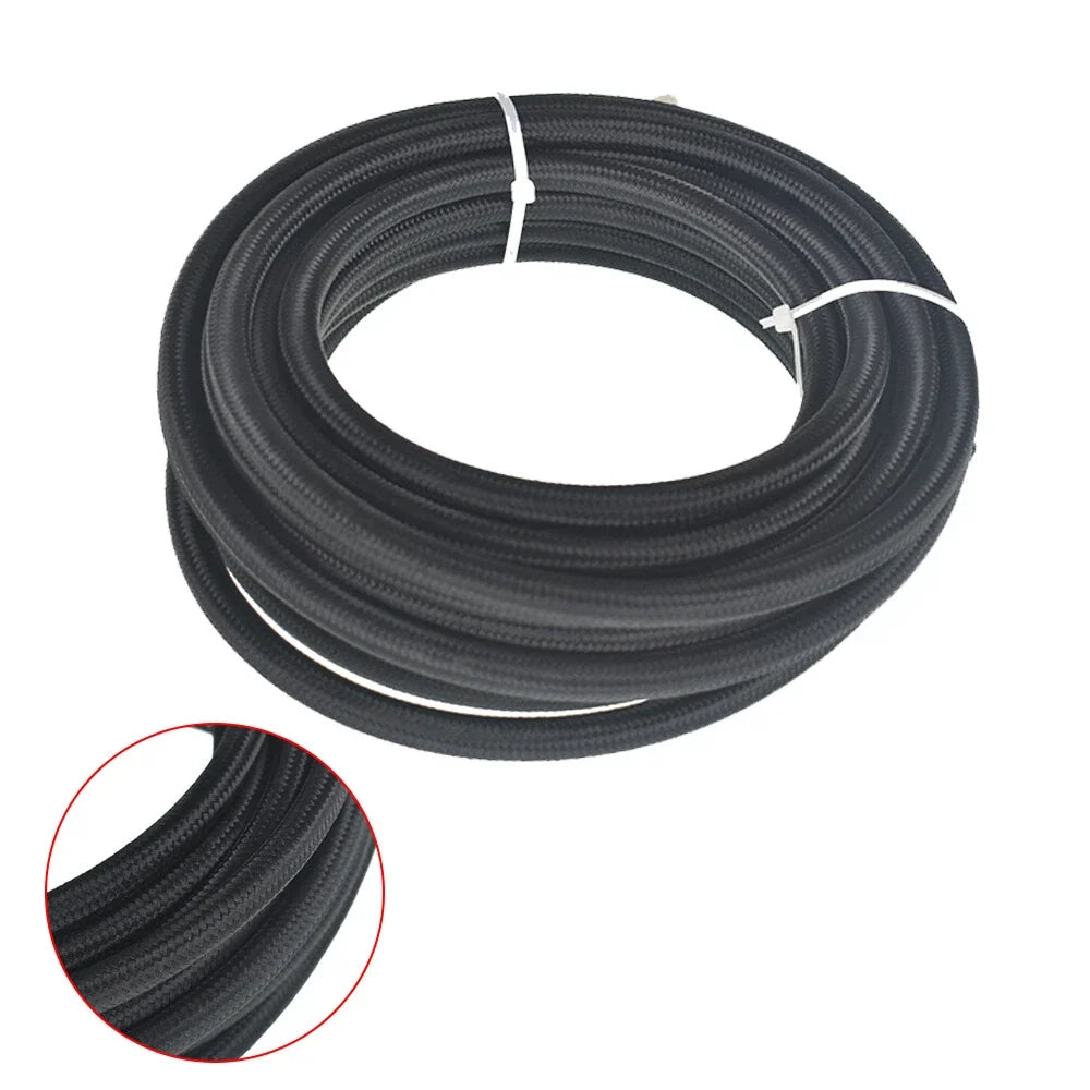 Set of 10FT 12FT 20FT 30FT -6AN Nylon E85 PTFE Fuel Hose Kit