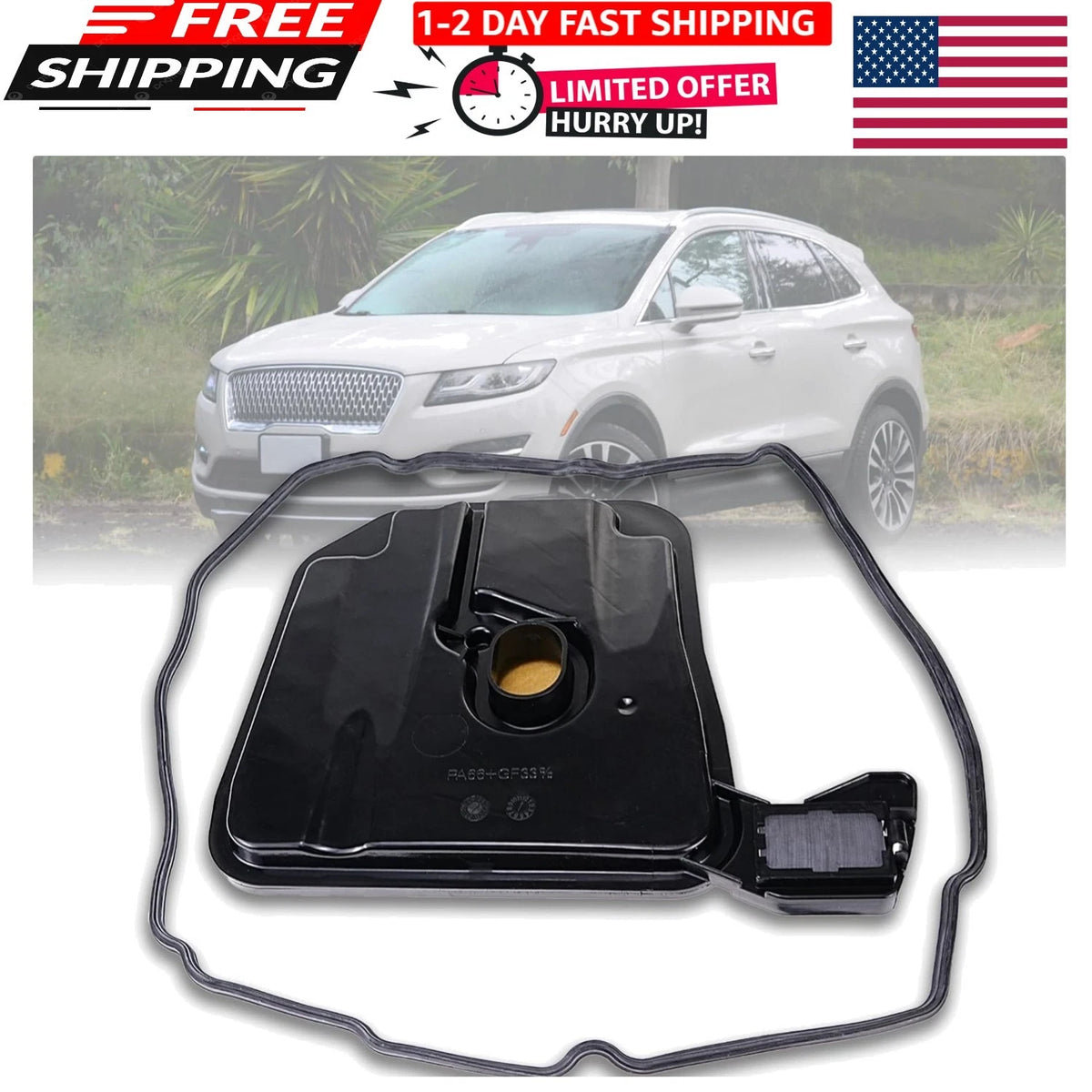 6F35 Transmission Filter & Gasket Kit for Ford Lincoln (Complete Service)