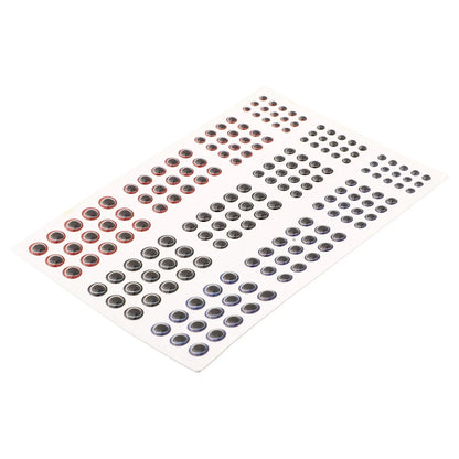 Set of 4 Lure Eyes 3mm 4mm 5mm 6mm for Fishing Bait