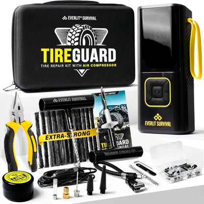 150 PSI Cordless Tire Inflator & Repair Kit for Cars (2010–2023)