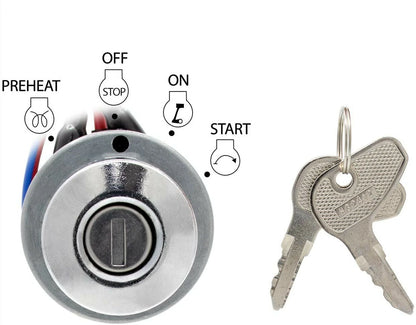 Ignition Key & Switch for Kubota Tractor L2501 L2600 L2800 L3000
