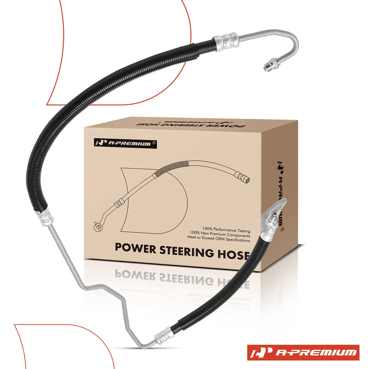 Power Steering Pressure Line Hose Assembly for Ford F-250 Super Duty (2008–2010) - 7C3Z3A717C, 3402941
