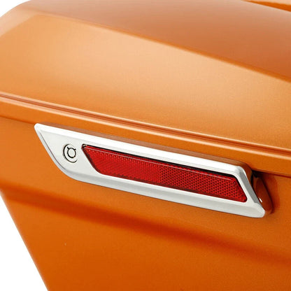 Hard Saddlebags for Harley Touring Road Glide King (2014–2024) Amber Whiskey