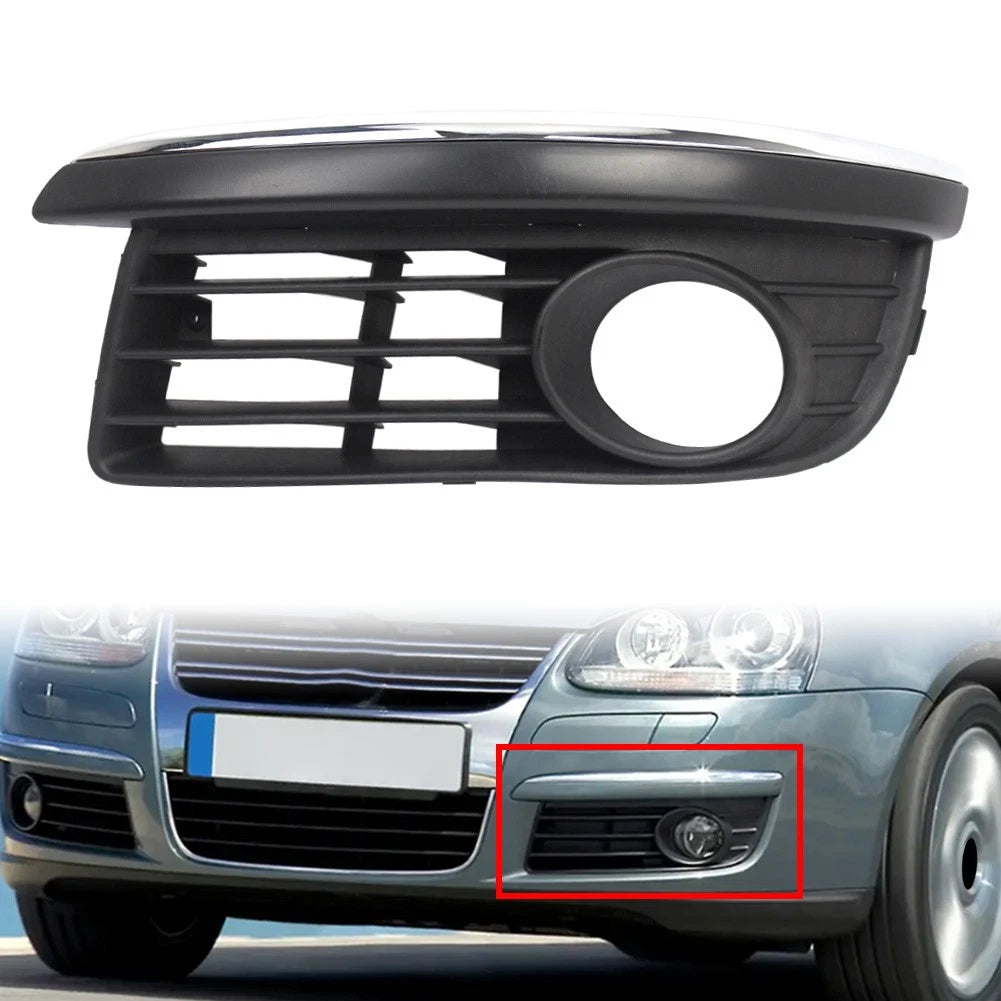 Left Front Bumper Fog Light Lamp Cover for VW Jetta (2006–2010) 1K0853665E