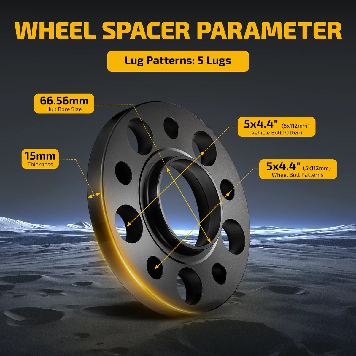 2X 15mm Wheel Spacer 5X112 Hubcentric for BMW X5 (2019–2023)