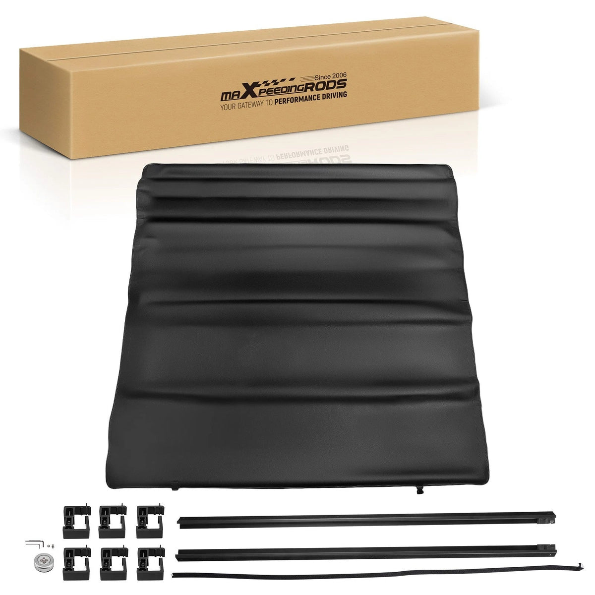 5.8ft Soft Roll-Up Tonneau Cover for Chevrolet Silverado (2004–2007)