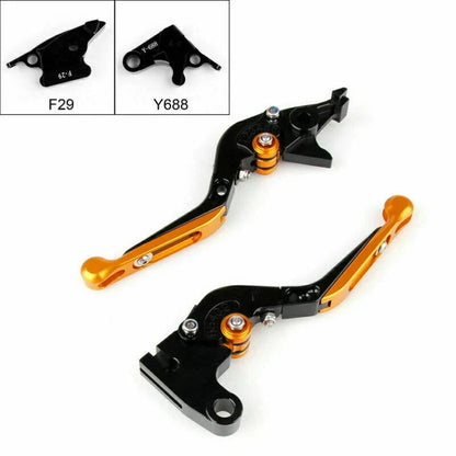 Adjustable Brake Clutch Levers for Honda CBR 600/954RR (2001–2007) Gold T9