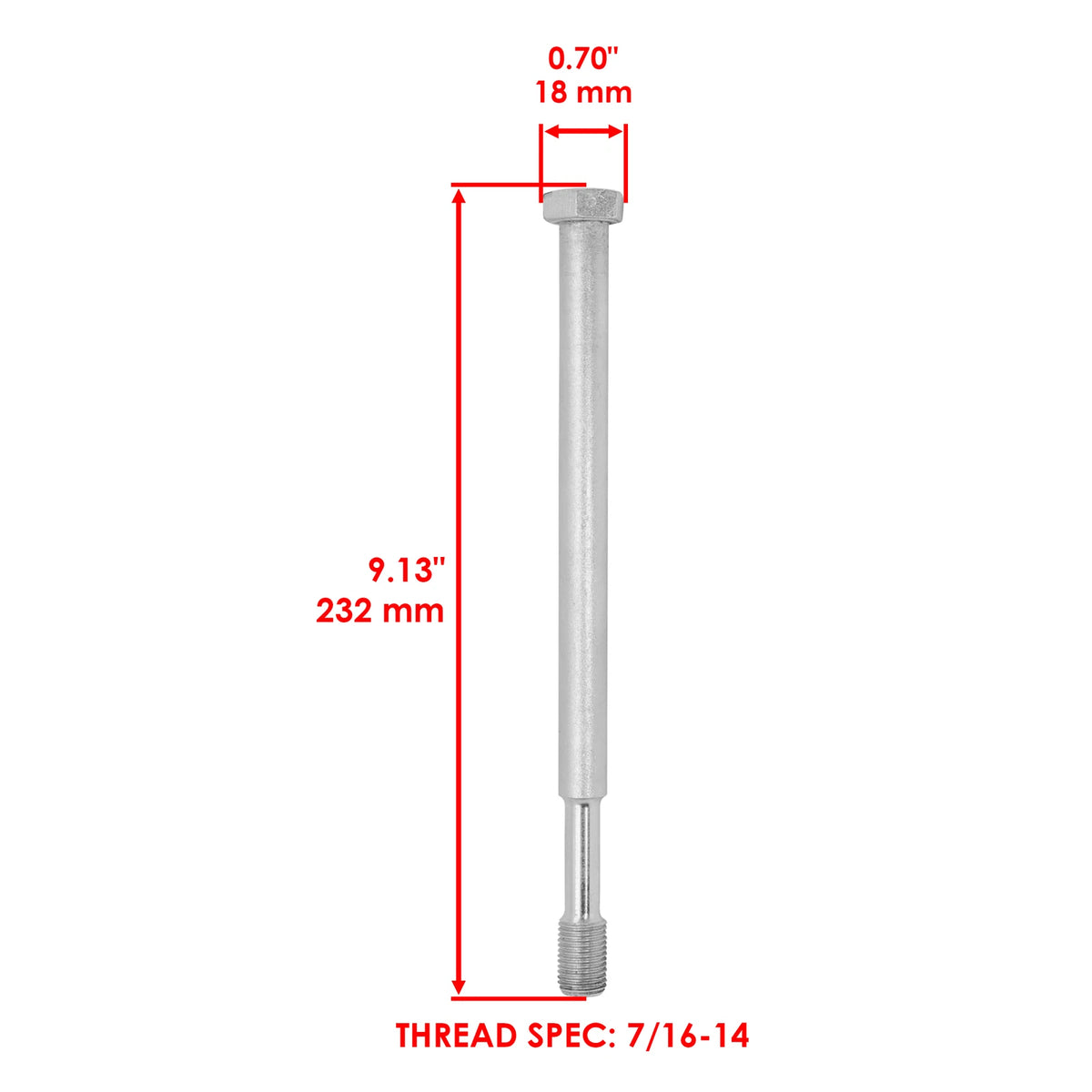 Front A Arm Bolts for Can-Am Commander Max 1000 (2011–2020) BL266, 706200796