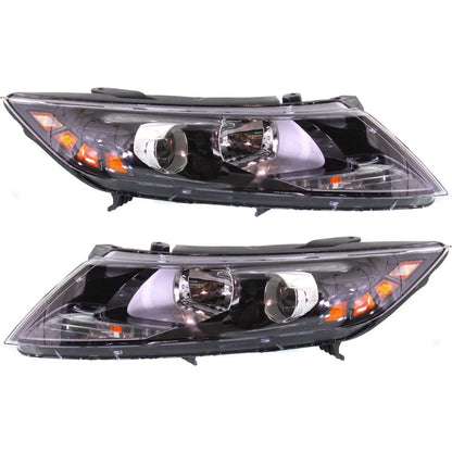 Headlight Assembly Set for Kia Optima (2012–2013) PLX-M0-USA-REPK100154Q-CL360A70, KI2502157, KI2503157