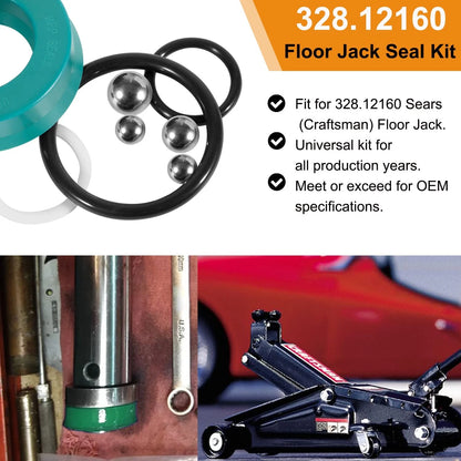 2 Ton Hydraulic Seal Replacement Kit for Craftsman Floor Jack