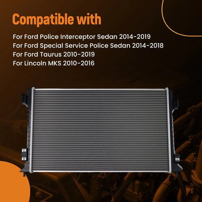 Coolant Radiator for Ford Police Interceptor (2014–2019) DG1Z8005A 13307
