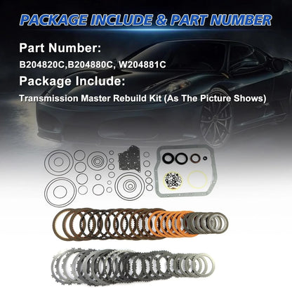 Master Rebuild Kit for Toyota Highlander Matrix Scion TC Lexus RX (U240E U241E)