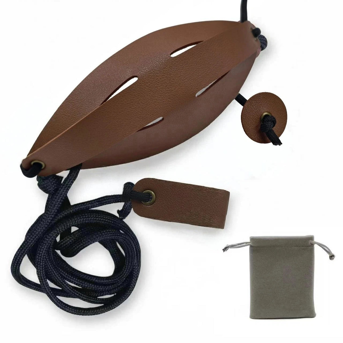 Durable Leather Slingshot for Shepherd Sling