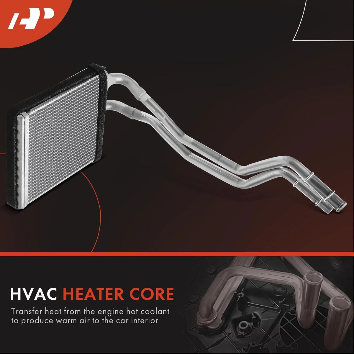 HVAC Heater Core with Tube for Ford Fiesta (2008–2019)